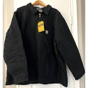 Carhartt Sherpa Lined Washed Duck Coat 104293 4XL Loose Fit *IRREGULAR* NWT